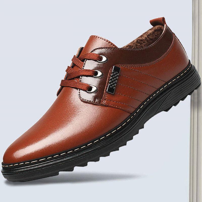 Business Dress Men Formal Shoes Wedding Fashion PU Leather Shoes Flats Oxford Shoes