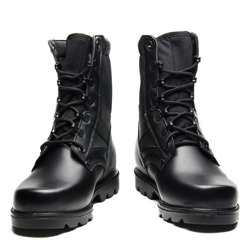 Combat Boots Military Boots Shock Absorption Hiking Autumn and Winter Military Shoes Breathable Marine Boots Martin Boots