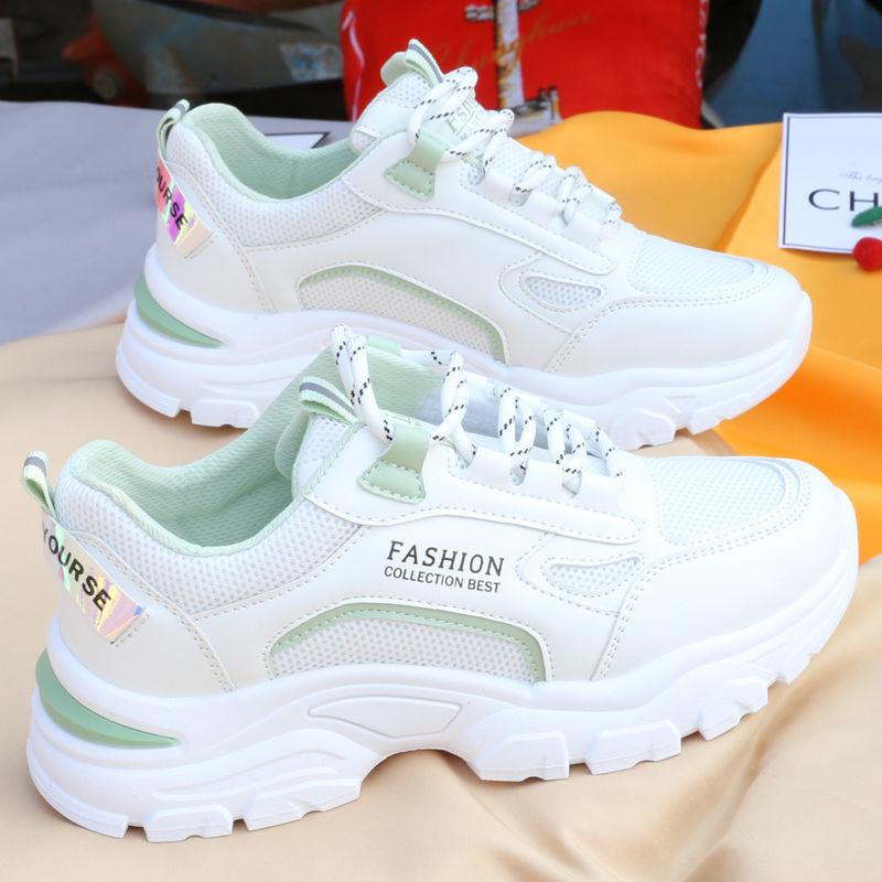 Spring and Summer Clearance Women's Running Shoes Fashion All-match Student Women's Shoes Breathable Platform Casual Sneakers