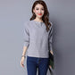 Women Sexy Boat Neck Pullover Sweater Plus Size Batwing Sleeve Knitted sweater