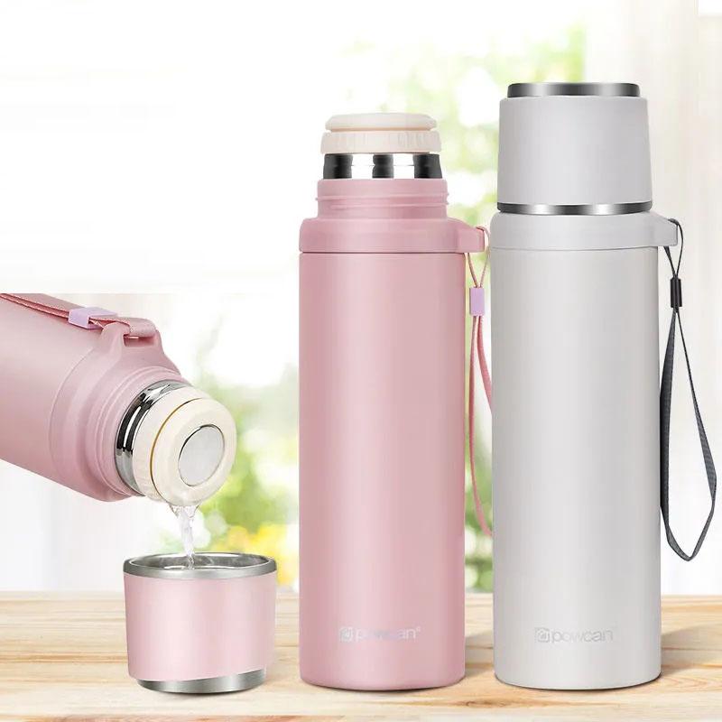 Insulation Cup Female 316 Stainless Steel Water Cup Korean Simple Male Portable Cute Cup Large Capacity Cup 800ml 1000ml