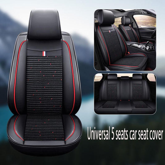 Car Seat Cover Universal 5 set Auto Seat Cushion Leather 5 seats Universal Car seat cover Waterproof