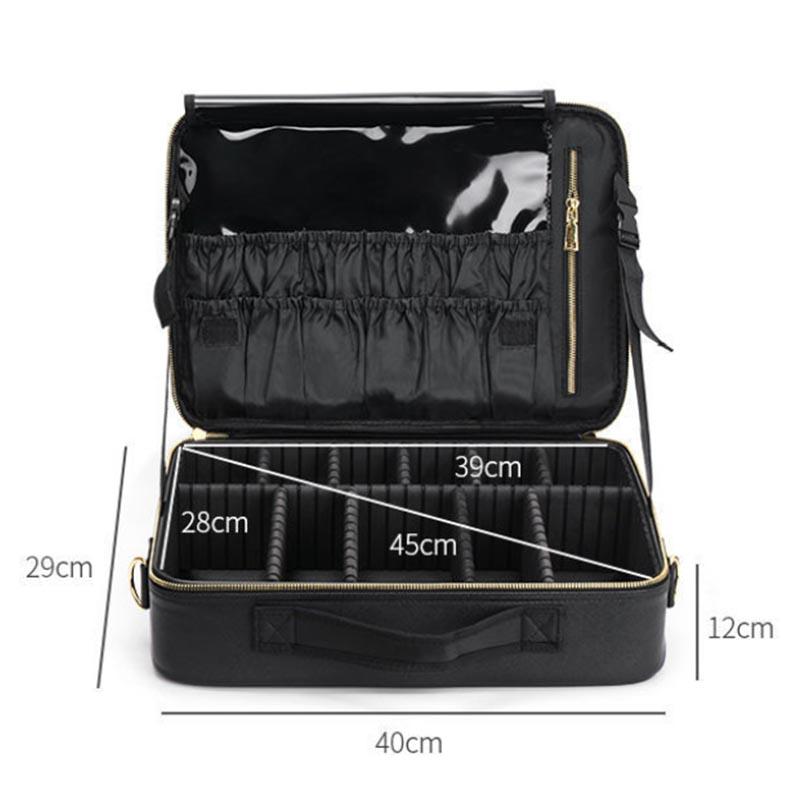 Cosmetic Bag White Cosmetic Storage Bag Portable Portable Out Tool Box