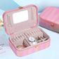 Jewelry Box Female European Princess Portable Multi-functional Large-capacity Earrings Necklace Jewelry Storage Box