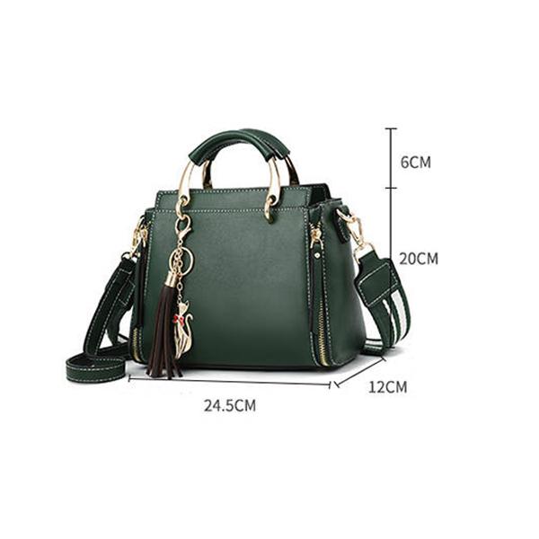 Trendy wild Patent leather bag Big capacity Woman bag European and American style Shoulder Handbag