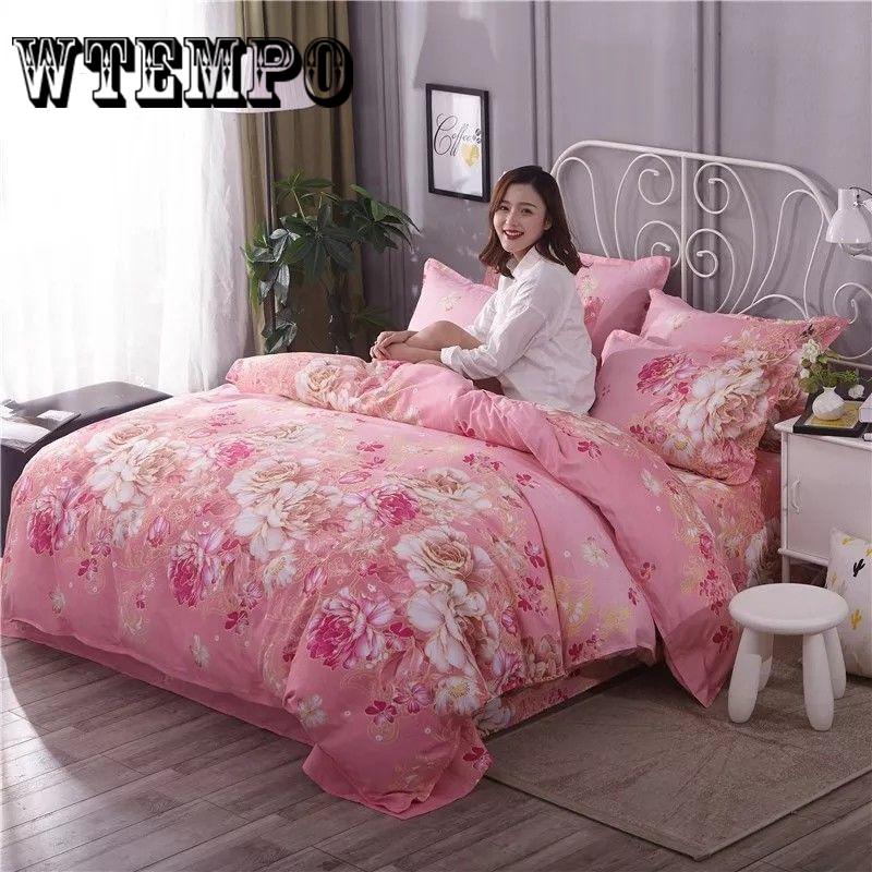 Home Textile Cartoon Kids Bed Linens Duvet Cover Pillowcase Boy Kid Teen Girl Bedding Sets