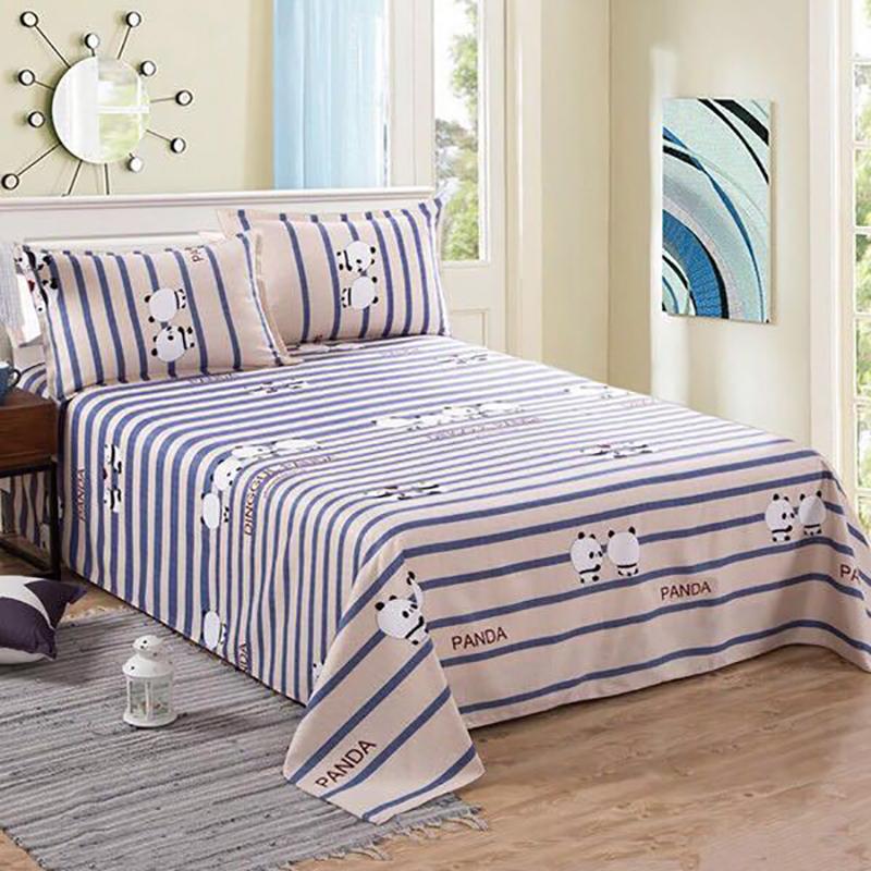 Four Seasons General Twill Thick Skin-friendly Bedding  Brushed One-piece Bed Sheet