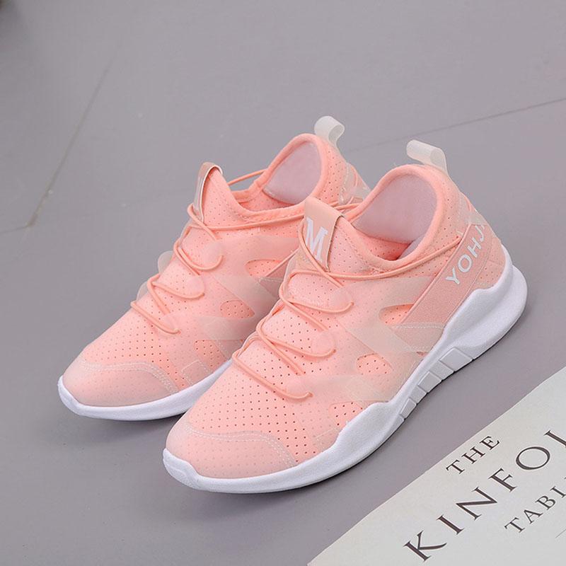 Sports Shoes Female White Shoes Summer Flat Student Shoes Running Shoes Casual Travel Shoes