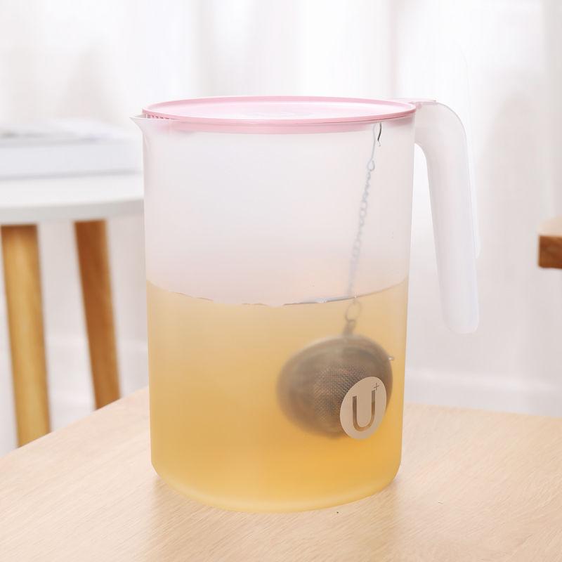 Cold Kettle Glass Kettle High Temperature Resistant Cold Water Cup Household Teapot Cool White Water Bottle Set Large Capacity