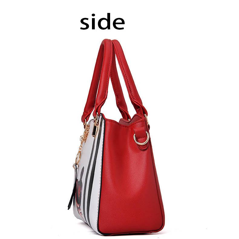 European and American style Shoulder Handbag Trendy wild Woman bag Patent leather bag Big capacity