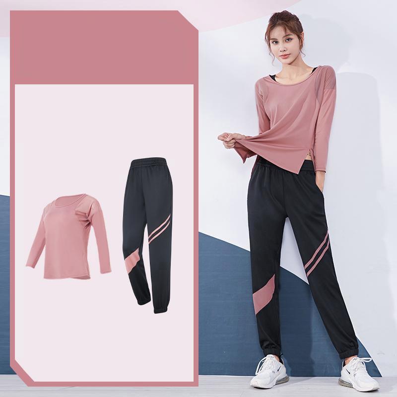 Seamless Women Yoga Set Workout Sportswear Gym Clothing Fitness Long Sleeve Crop Top High Waist Leggings Sports Suits