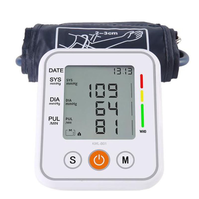 HD Home Sphygmomanometer Upper Arm Intelligent Digital Blood Pressure Meter Pressure Monitor with Broadband