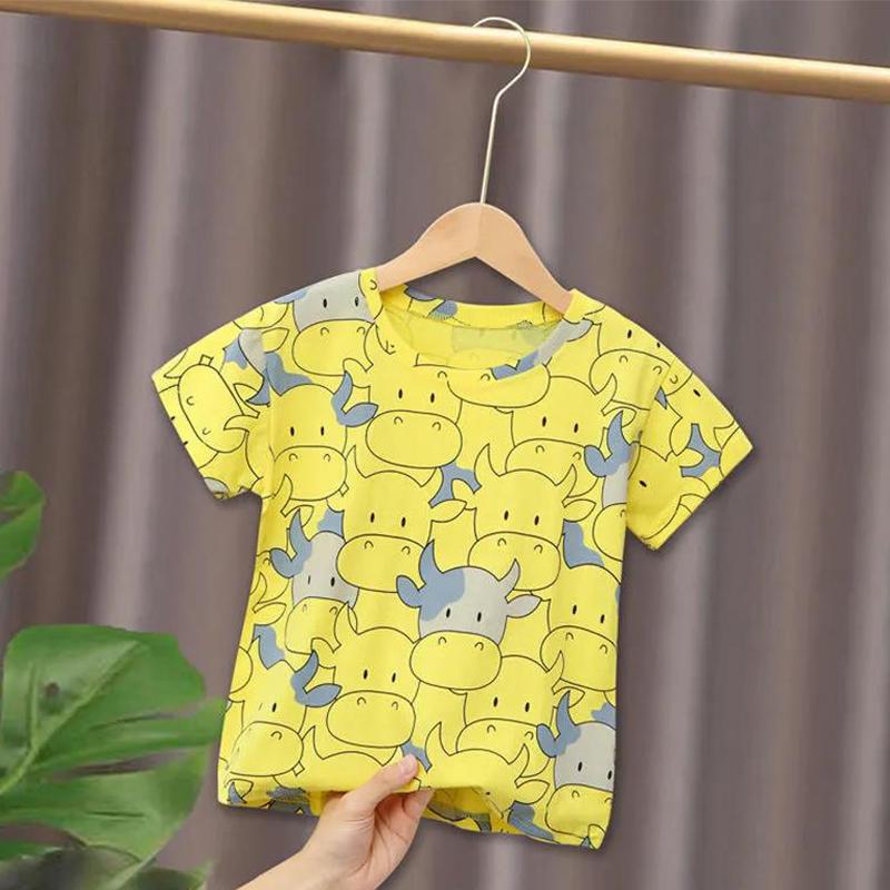 Boys' T-shirts Children's Clothing Summer Clothes Children's Short-sleeved T-shirts Children's 2 Years Old Thin Top