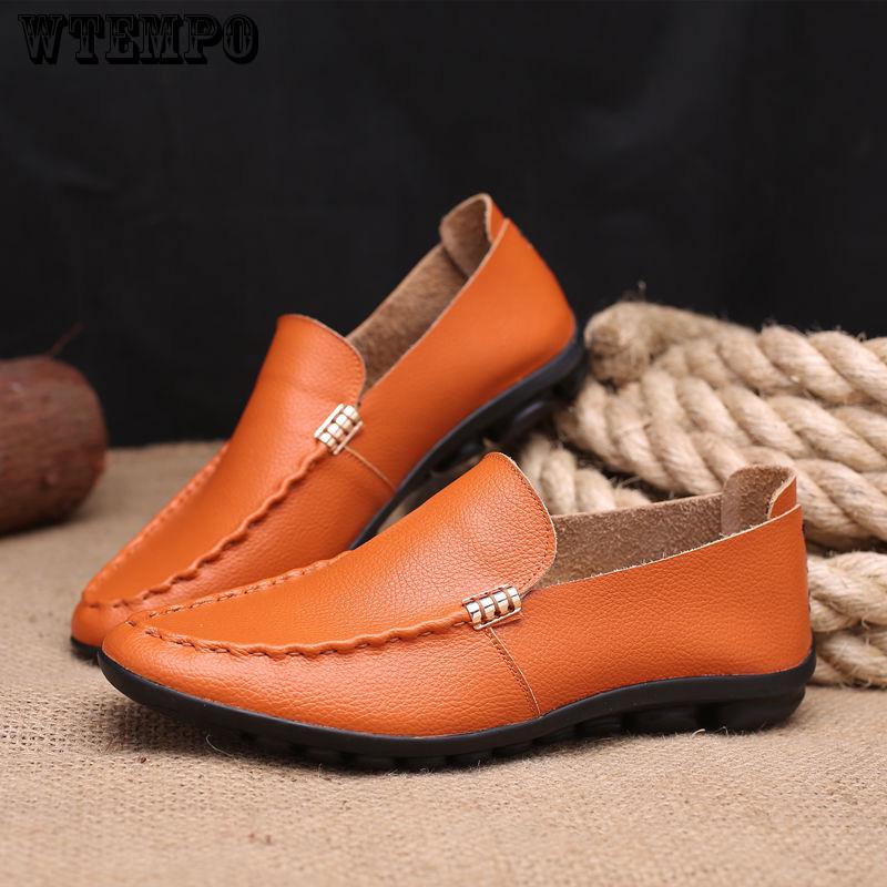 Men Casual Shoes Summer Leather Men Loafers Moccasins Slip On Mens Flats Breathable Shoes