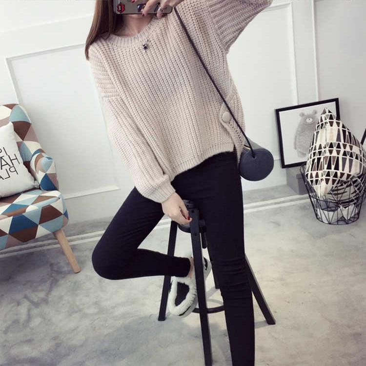 2019 Women Winter Long Sleeve Knitted Sweater Vintage Casual Fall Womens Sweaters Pullovers Jumper