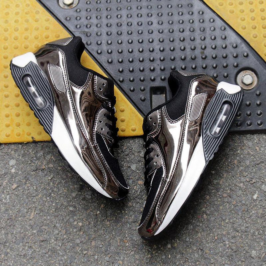 Breathable Running Men's Shoes Korean Couple Air Cushion Sports Men Daddy Shoes Men Lightweight and Comfortable