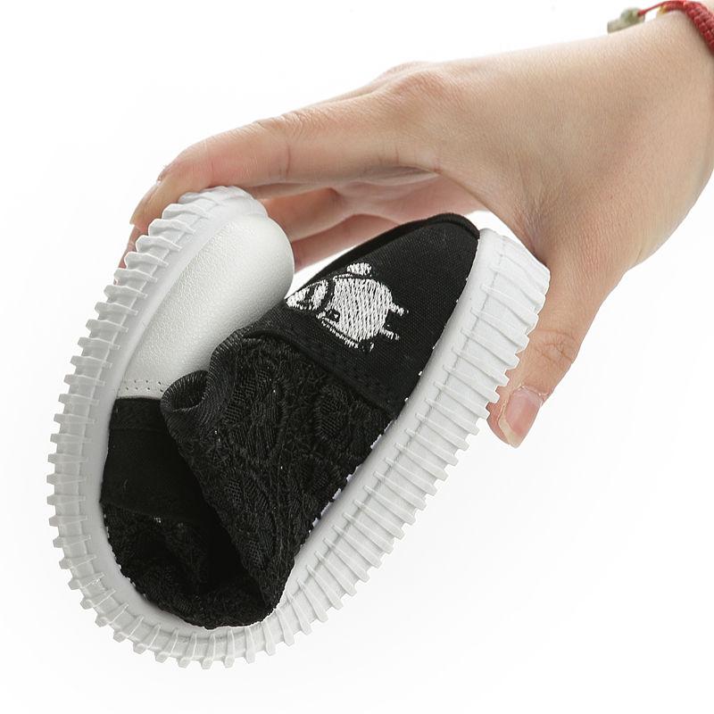 Summer Small White Shoe Canvas Shoe Lace Breathable Shoe Hollowed-out Flat Net Upper Shoe