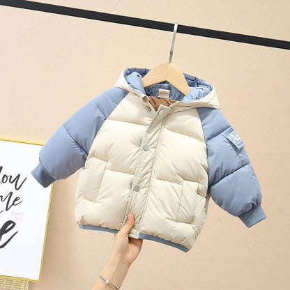 Down Parkas Winter Warm Jackets Kid Fashion Outerwear for Baby Boys Girls Children Cartoon Coat