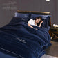 Winter Plus Velvet Warmth Double-sided Flannel Bed Sheet Four-piece Set Thick Crystal Velvet Bedding