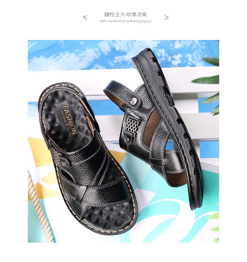 Men Sandals Genuine Leather Men Beach Shoes Brand Men Casual Shoes Men Slippers Sneakers Summer Shoes