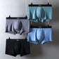 4-pack Summer Ice Silk Underwear Men's Adult Boxer Briefs Boys Underwear