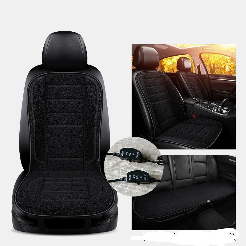 Five-piece Car Electric Heating Seat Cushion Main and Co-driver Seat Heater Thermostatically Adjustable Cigarette Lighter Head