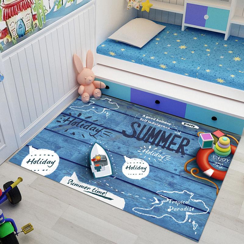 Living Room Home Children Crawling Mat Cute Cartoon Bedroom Room Bedside Carpet