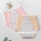 3 PCS Women's Antibacterial High Waist Menstrual Period Underwear Female Pure Cotton Body Shaping Abdomen Buttocks Anti-side Leakage Breathable Briefs