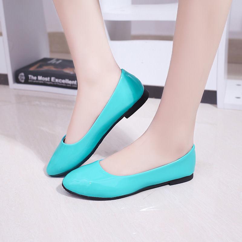 Spring Flat Shoes Leisure Slip on Loafers Four Seasons Women's Flat Shoes Comfortable Loafer Shoes Pu Leather Moccasins