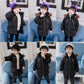 Kids Girls Jacket White-Duck Down Jacket Baby Boys Warm Hooded Outerwear Coat Children Down Parkas