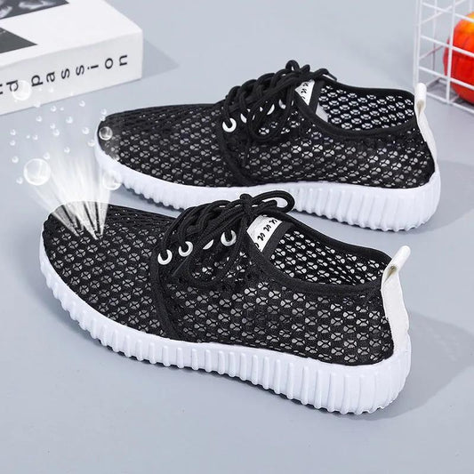 Women's Shoes Summer Sneakers Breathable Mesh Shoes Soft Sole Wear-resistant Casual Shoes