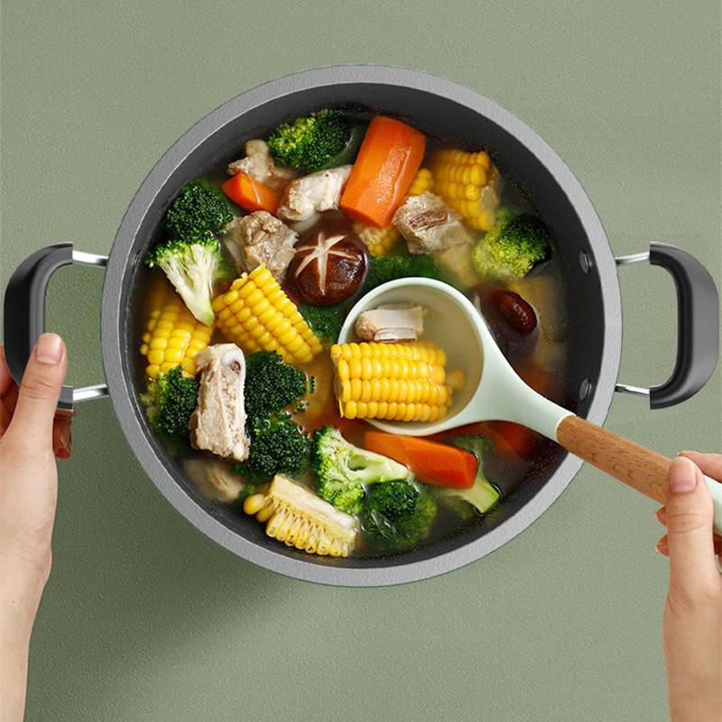 Non-stick Set Pot Combination Household Multi-function Pot Soup Pot Gas Cooker with Pot