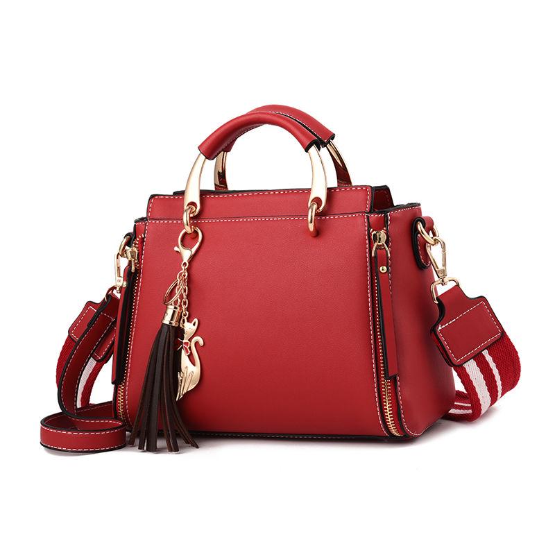 Trendy wild Patent leather bag Big capacity Woman bag European and American style Shoulder Handbag