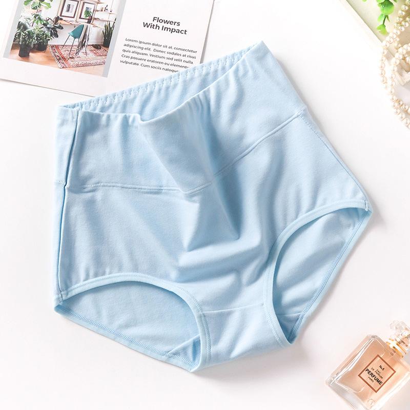 4Pcs/Set Girl's Seamless Underpants Women's Breathable Skin-friendly Panties High-waist Comfortable Cotton Crotch Briefs