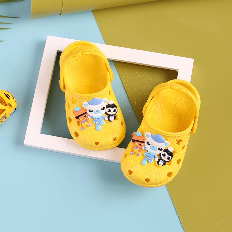 WTEMPO Slippers Summer Cartoon Non-slip Baby Sandals Boys and Girls Hole Shoes