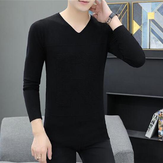 Pullover Men Brand Clothing 2019 Autumn Winter Wool Slim Fit Sweater Men Casual Pull Jumper Men