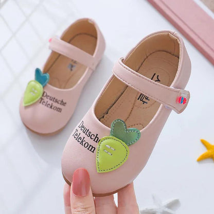 Kids Shoes Princess Shoes Pink  Sandals Children Leather Party Dress Flat Girls Sandals Baby Casual