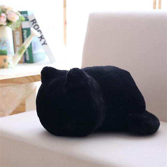 Lovely Little Cat Plush Doll Soft Plush Toy Cute Lying Cat Doll Pillow Children Birthday Gift