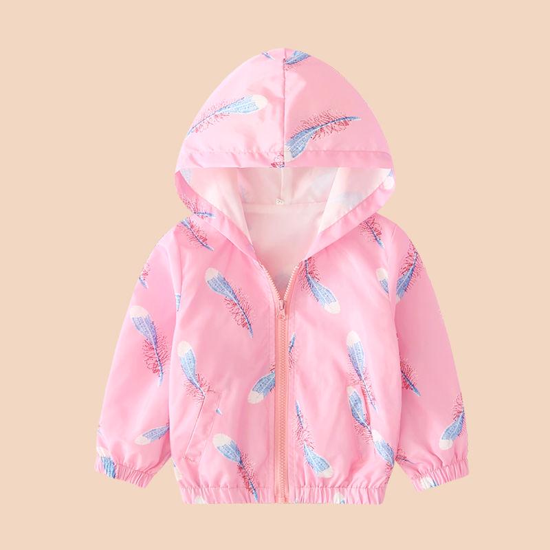 Baby Girl Lovely Rabbit Cartoon Jacket Hoodie Long Sleeve Windbreaker Children Clothing