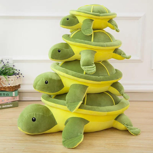 40/80cm Lovely Turtle Plush Toy Super Soft Down Cotton Doll Large Pillow Cute Turtle Doll Children's Birthday Gift