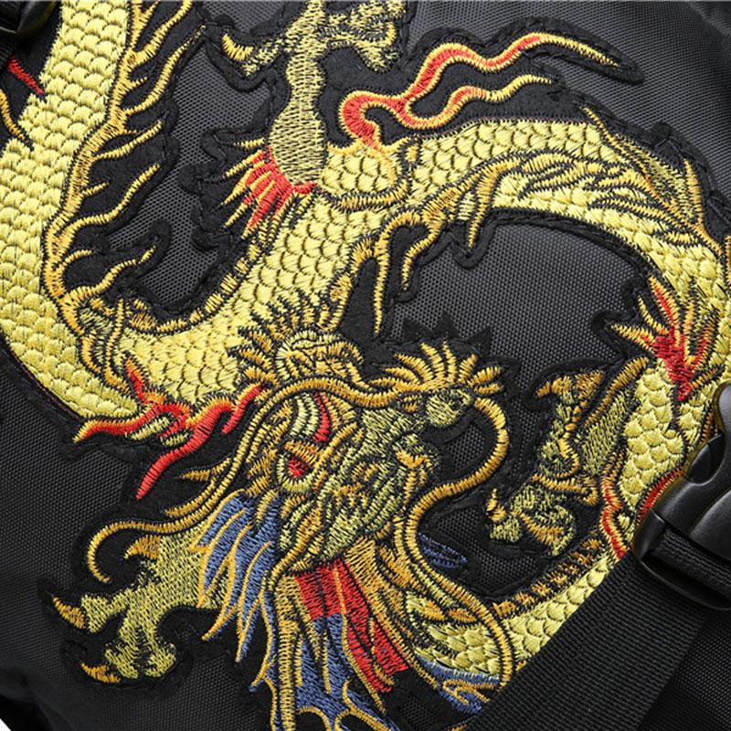 Backpack Men Dragon Multi-function Anti-theft Waterproof Student Computer Bag Outdoor Travel Bags