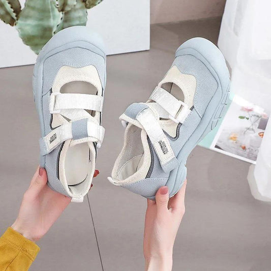 Big Toe Canvas Shoes Female Students Korean Version of The Old Daddy Shoes Female Harajuku All-match Casual Shoes