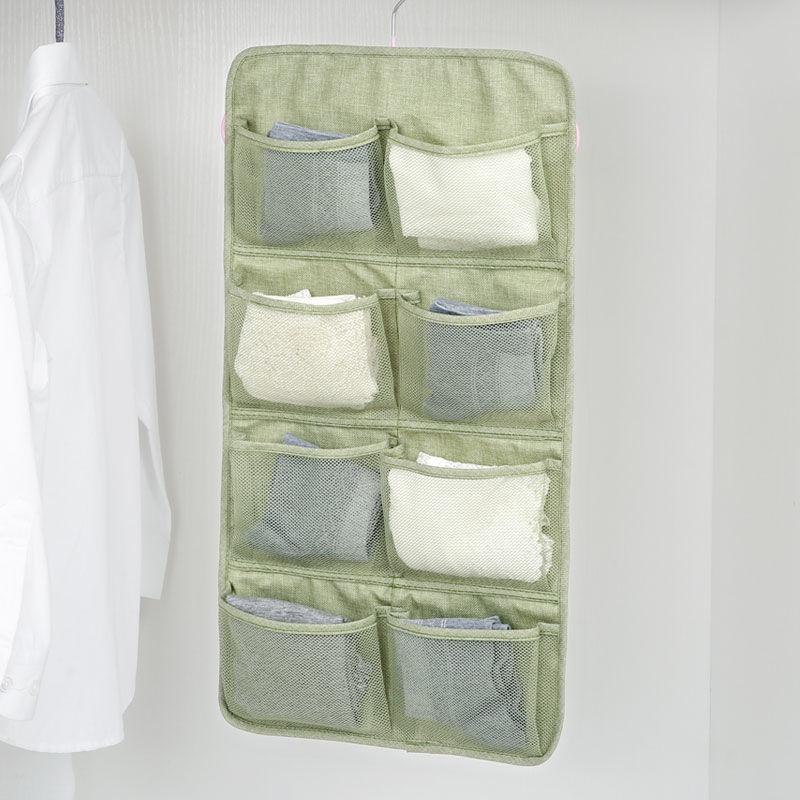 Single-sided Underwear Socks Storage Bag Wall-mounted Storage Bag Hanging Behind The Wardrobe Door Cabinet Door Hanging Bag Small Article Storage Bag