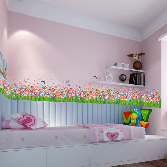 Baseboard wall stickers bedroom living room kindergarten children room corner stickers decorative