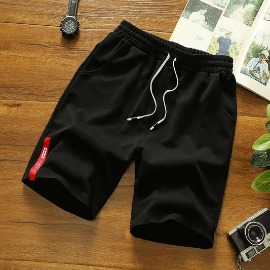 Men's Outer Wear Running Quick-drying Five-point Pants Solid Color Comfortable All-match Casual Summer Cool Loose Large Size Sports Shorts