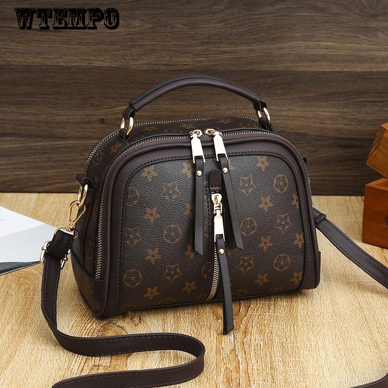 Brand Women's bag summer retro fashion wild casual shoulder messenger bag leather texture bag