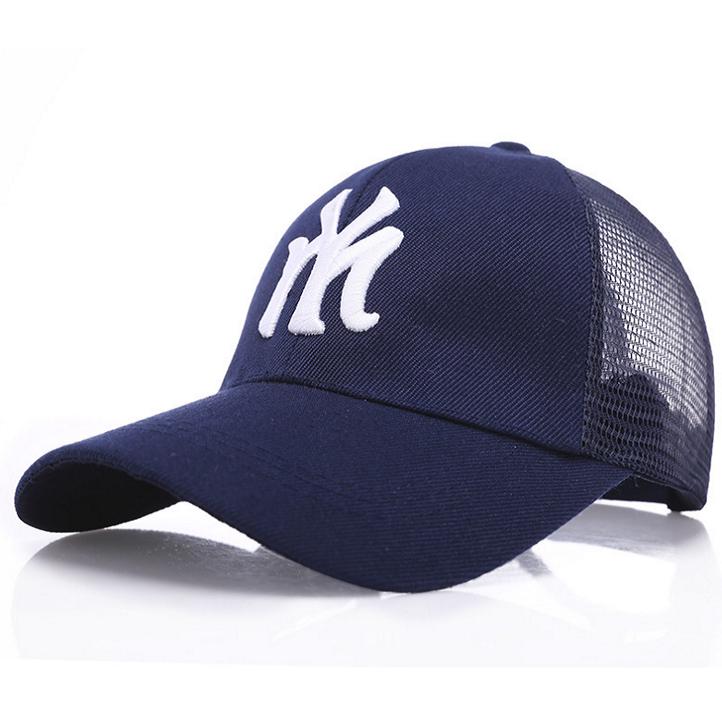 Embroidery Baseball Cap Men Women Snapback Hip Hop Hat Summer Breathable Mesh Sun Hat