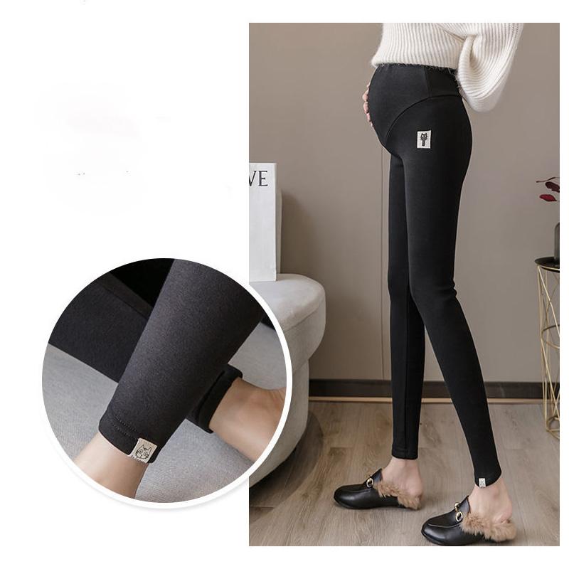 Pregnant Women Wear Autumn and Winter Fashion Pants Outside In Spring and Autumn, and Winter Cotton Pants and Leggings