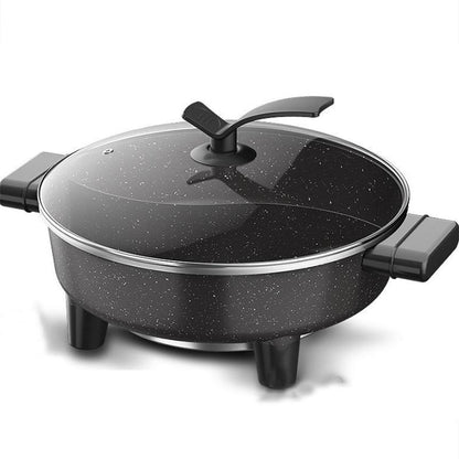 Mandarin Duck Pot Household Electric Wok Multi-function Electric Pot Large-capacity Cooking and Grilling Integrated Pot Kitchen Supplies