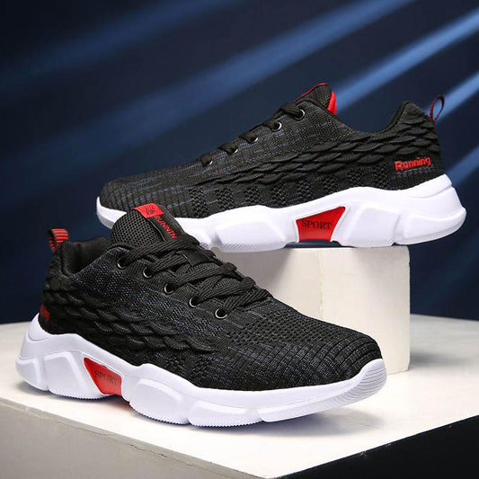 Plus Size 39-44 Men Mesh Sneakers Low-top Running Deodorant Basketball Shoes Non-slip Comfortable Wear-resistant Sports Shoes